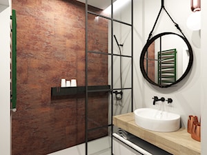 54 m2 - Łazienka, styl industrialny - zdjęcie od ADV Design
