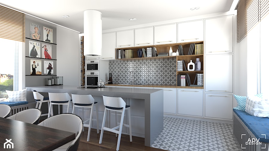 115 m2 - Kuchnia, styl nowoczesny - zdjęcie od ADV Design