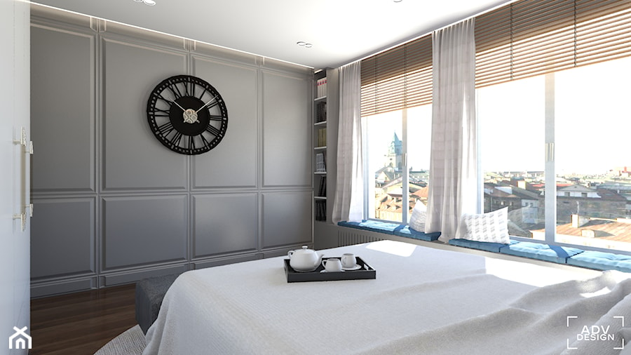 115 m2 - Sypialnia, styl nowoczesny - zdjęcie od ADV Design