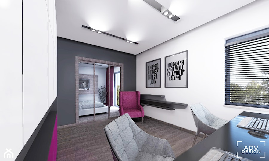 91 m2 - Biuro, styl nowoczesny - zdjęcie od ADV Design