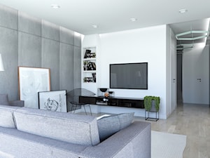 63 m2 - Salon, styl nowoczesny - zdjęcie od ADV Design