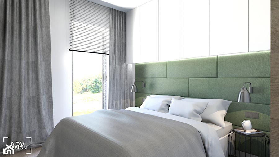 54 m2 - Sypialnia, styl nowoczesny - zdjęcie od ADV Design