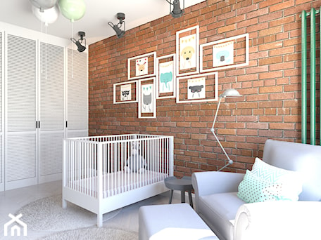 Aranżacje wnętrz - Pokój dziecka: 87 m2 - Średni brązowy pokój dziecka dla niemowlaka dla chłopca dla dziewczynki, styl industrialny - ADV Design. Przeglądaj, dodawaj i zapisuj najlepsze zdjęcia, pomysły i inspiracje designerskie. W bazie mamy już prawie milion fotografii!