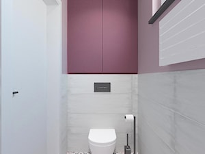 Toaleta z patchworkiem na podłodze - zdjęcie od ANIMA-DESIGN