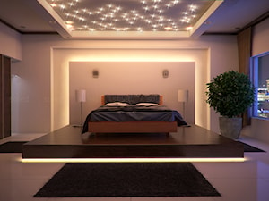 Ciepła sypialnia z oświetleniem LED - zdjęcie od SOLED Projekty i dekoracje świetlne