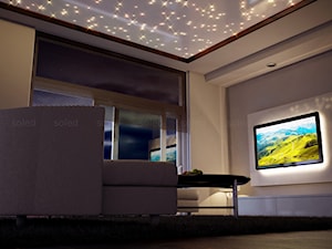 Nowoczesne oświetlenie salonu - zdjęcie od SOLED Projekty i dekoracje świetlne