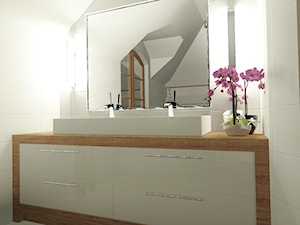 Wizualizacje wnętrz domu jednorodzinnego (2013) - Łazienka, styl nowoczesny - zdjęcie od Design By