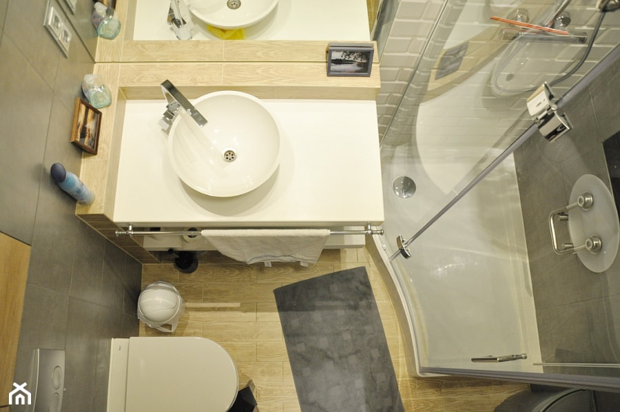projekt 3 - Mała bez okna łazienka, styl nowoczesny - zdjęcie od Project Art Joanna Lipowska