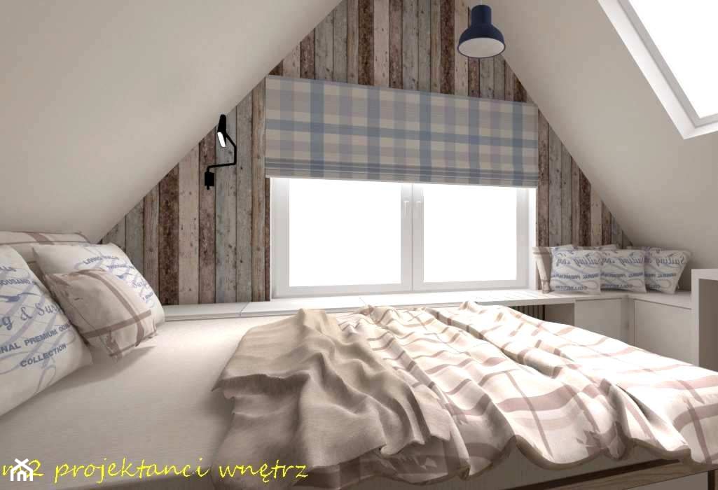 Sypialnia w marynarskim stylu - zdjęcie od Niemajakwdomu.com - Homebook
