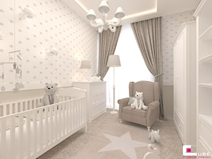 Mieszkanie w Warszawie - Średni szary pokój dziecka dla niemowlaka dla chłopca dla dziewczynki, styl tradycyjny - zdjęcie od CUBE Interior Design