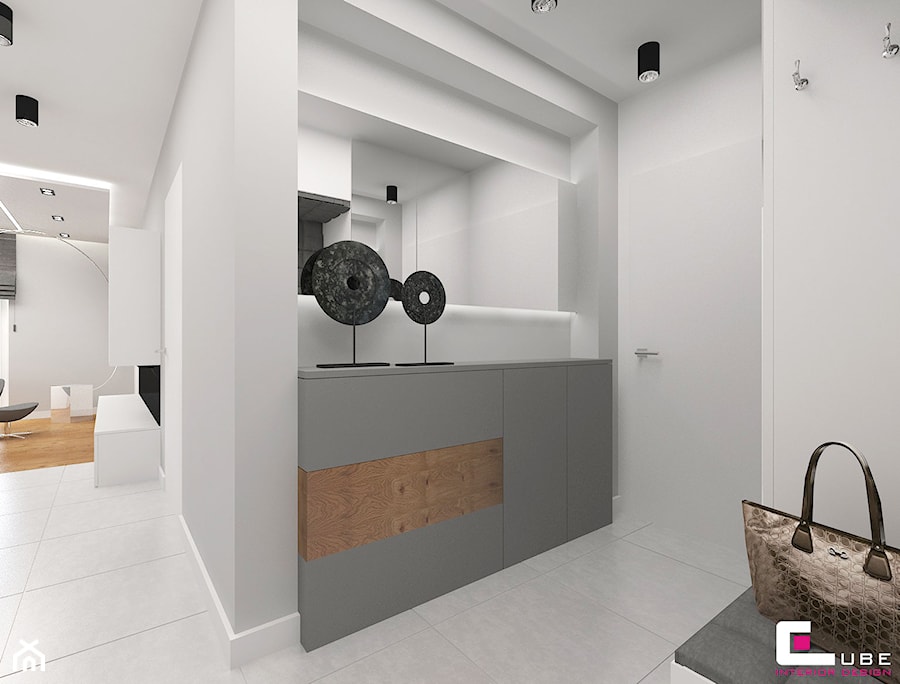 Mieszkanie w Końskich - Hol / przedpokój, styl nowoczesny - zdjęcie od CUBE Interior Design