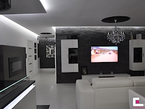 Salon, styl glamour - zdjęcie od CUBE Interior Design