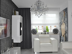 Mieszkanie Białołęka, Warszawa - Salon, styl glamour - zdjęcie od CUBE Interior Design