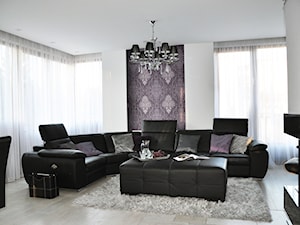 Dom 120 m2 w Warszawie - Salon, styl nowoczesny - zdjęcie od CUBE Interior Design