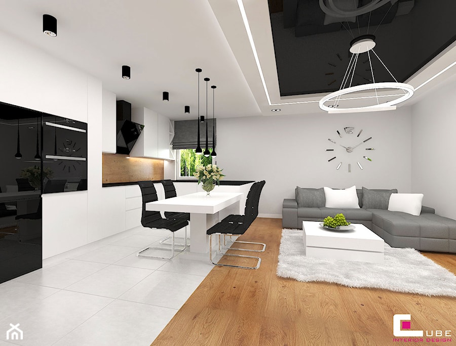 Mieszkanie w Końskich - Kuchnia, styl nowoczesny - zdjęcie od CUBE Interior Design