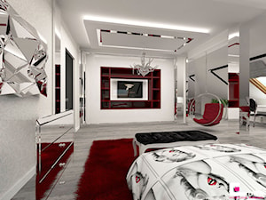 Projekt wnętrz domu w Chojnowie - Pokój dziecka, styl glamour - zdjęcie od CUBE Interior Design