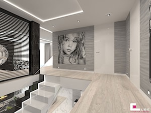 Projekt wnętrz domu w Wołominie - Schody, styl glamour - zdjęcie od CUBE Interior Design