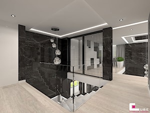 Projekt wnętrz domu w Wołominie - Schody, styl glamour - zdjęcie od CUBE Interior Design