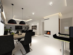 Dom w Raszynie - Jadalnia, styl nowoczesny - zdjęcie od CUBE Interior Design