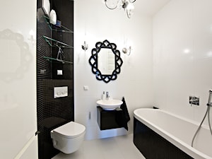 Średnia na poddaszu bez okna łazienka, styl nowoczesny - zdjęcie od Merta Korzniakow Studio