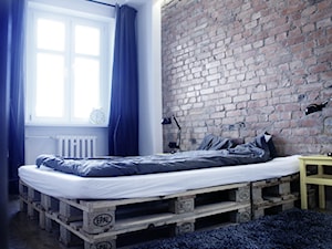 Industrialne mieszkanie - Śródmieście Gdynia - Mała sypialnia, styl industrialny - zdjęcie od Autors.KA