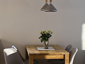 Mieszkanie - Gdynia Wielki Kack - Mała biała jadalnia, styl skandynawski - zdjęcie od Autors.KA