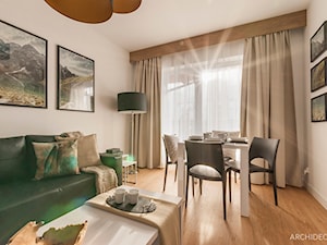 Apartament Lazurowy - Salon - zdjęcie od LEW ARCHITEKCI