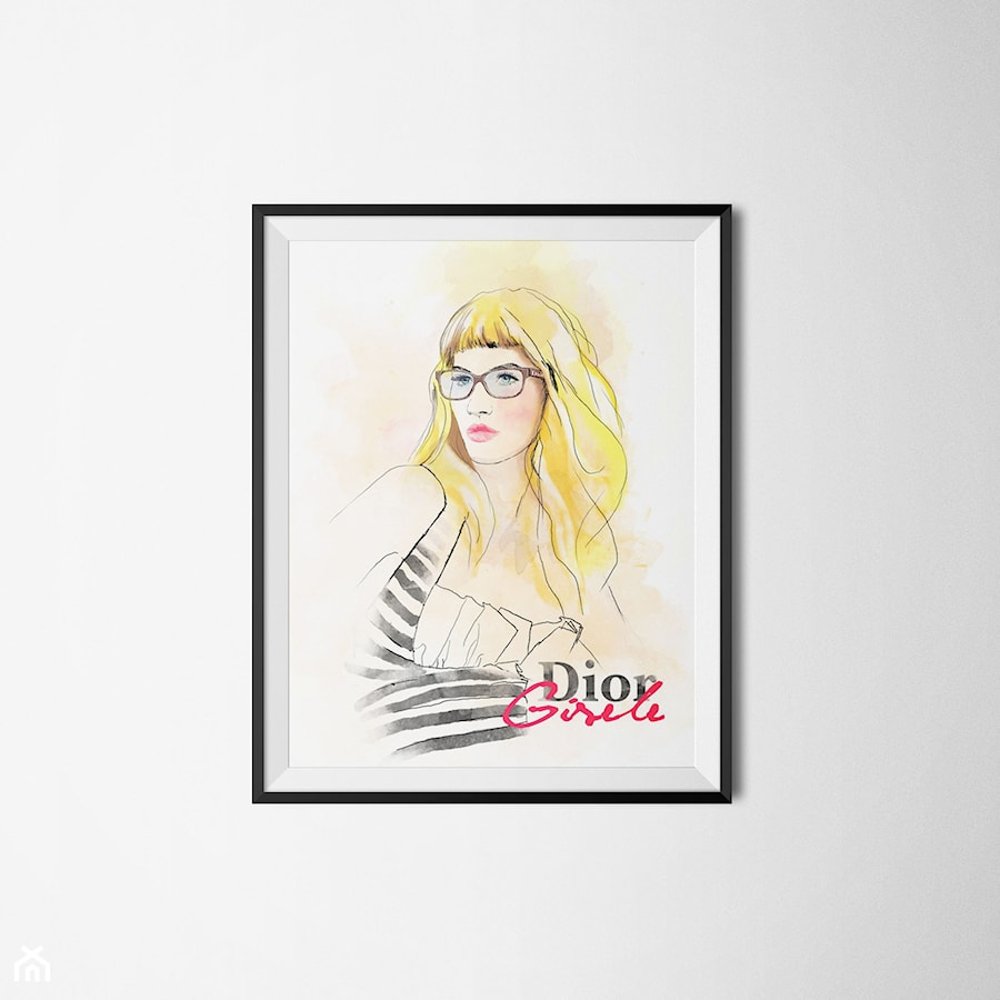 Plakat Dior Gisele - zdjęcie od 4rooms