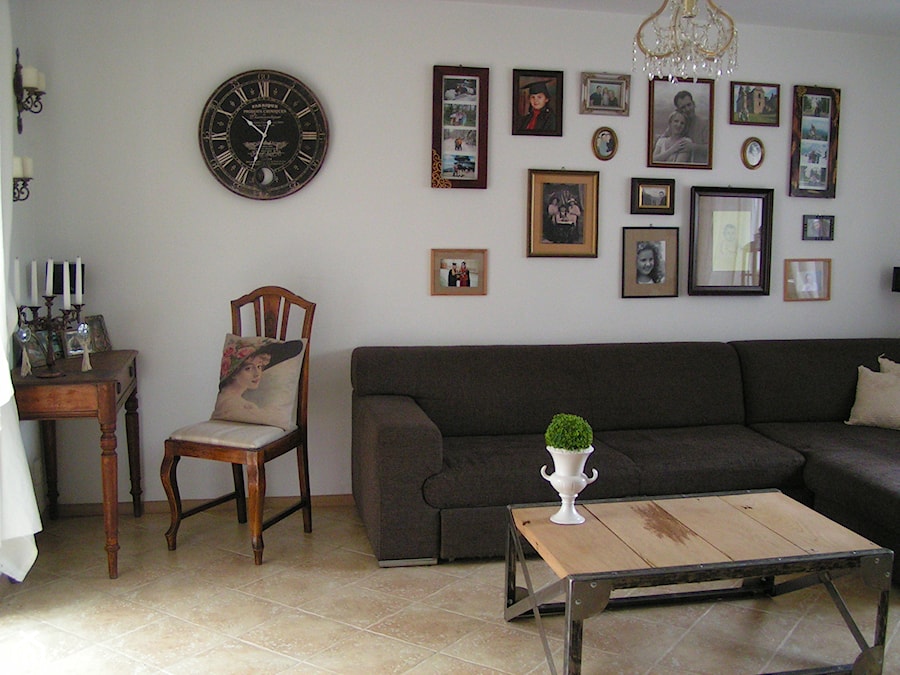 Matamorfoza wnętrza domu wiejskiego - Salon, styl rustykalny - zdjęcie od Monika Żmuda 2