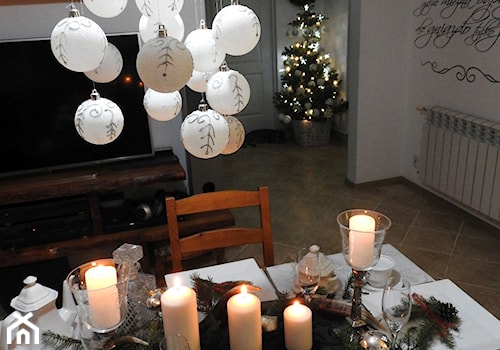 #mojeswieta - Średnia biała jadalnia jako osobne pomieszczenie - zdjęcie od Monika Żmuda 2