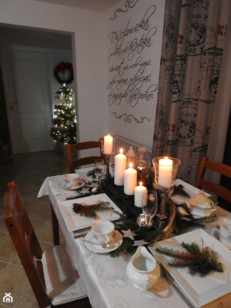 #mojeswieta - Średnia biała jadalnia jako osobne pomieszczenie - zdjęcie od Monika Żmuda 2 - Homebook