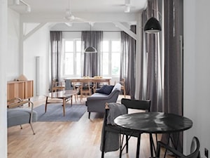 Wakacyjny apartament w Międzyzdrojach II - Salon, styl minimalistyczny - zdjęcie od Loft Kolasiński