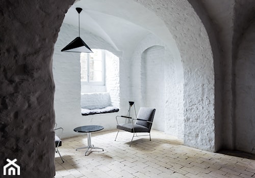 Średnie białe biuro, styl rustykalny - zdjęcie od Loft Kolasiński
