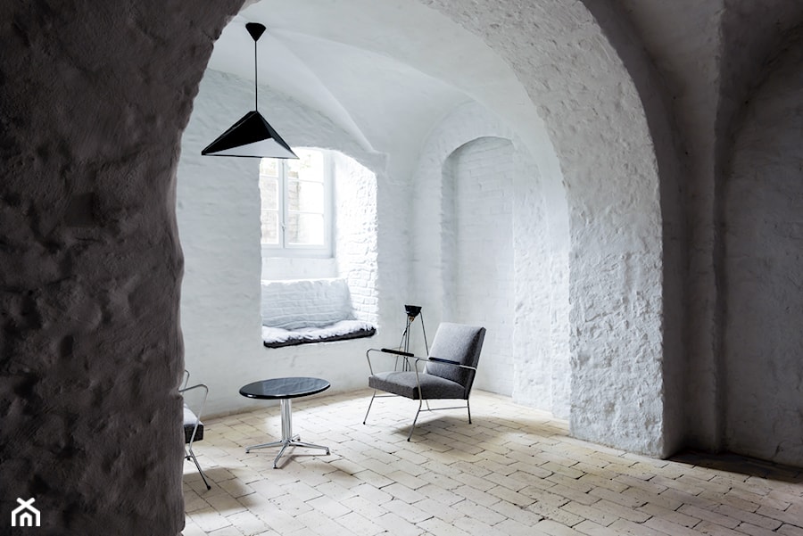 Średnie białe biuro, styl rustykalny - zdjęcie od Loft Kolasiński