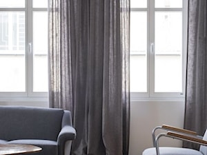 Wakacyjny apartament w Międzyzdrojach II - Salon, styl skandynawski - zdjęcie od Loft Kolasiński