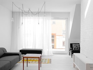 Mieszkanie w Dolinie Słońca - Salon, styl skandynawski - zdjęcie od Loft Kolasiński