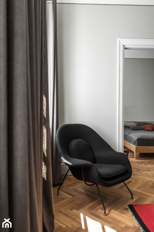 Warszawa Filtry - Mały szary salon, styl minimalistyczny - zdjęcie od Loft Kolasiński - Homebook