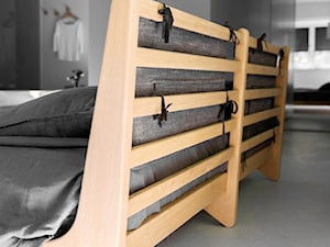 Dom na Prenzlauer Berg - Średnia szara sypialnia, styl minimalistyczny - zdjęcie od Loft Kolasiński