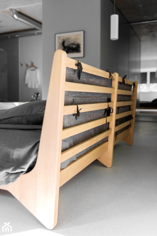 Dom na Prenzlauer Berg - Średnia szara sypialnia, styl minimalistyczny - zdjęcie od Loft Kolasiński - Homebook