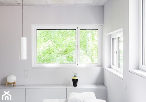 Dom na Prenzlauer Berg - Średni szary salon, styl minimalistyczny - zdjęcie od Loft Kolasiński