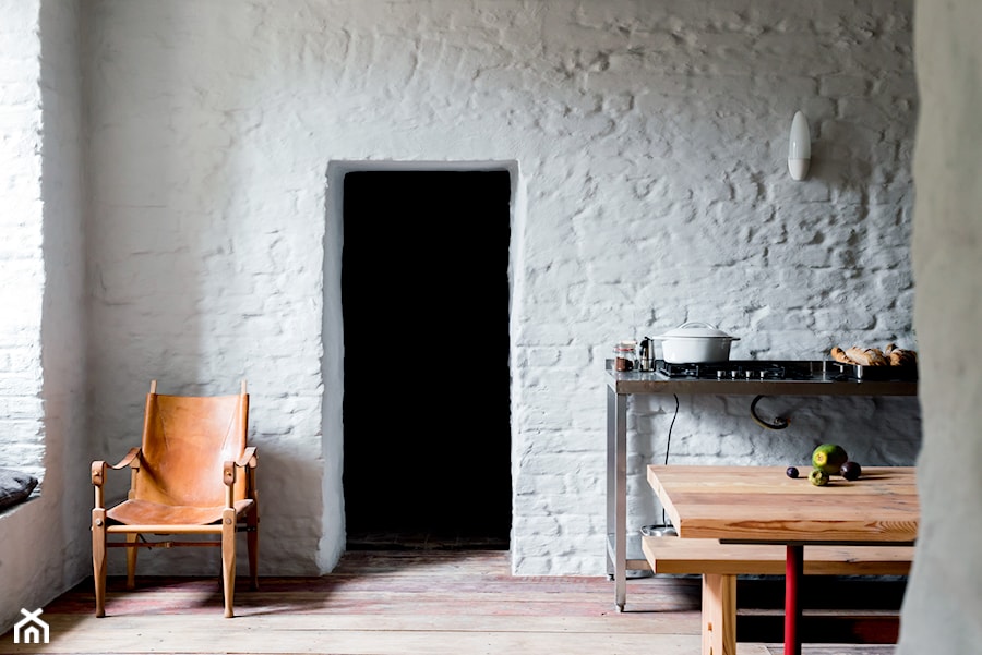 Mała szara jadalnia jako osobne pomieszczenie, styl nowoczesny - zdjęcie od Loft Kolasiński