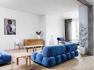 Dom na Pogodnie 3 - Mały biały salon, styl nowoczesny - zdjęcie od Loft Kolasiński