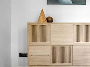 Mieszkanie na alejach - Biały salon, styl minimalistyczny - zdjęcie od Loft Kolasiński