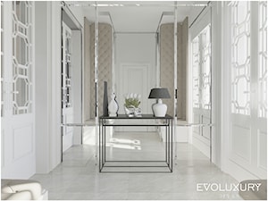EVOLUXURY - BROADWAY - Średni biały hol / przedpokój, styl glamour - zdjęcie od EVOLUXURY DESIGN ARKADIUSZ JASKOLSKI