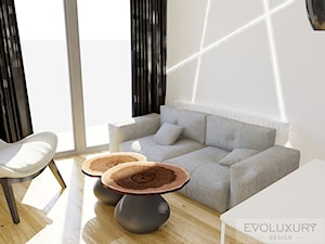 EVOLUXURY - APARTAMENT THE AVENUE - Sypialnia, styl minimalistyczny - zdjęcie od EVOLUXURY DESIGN ARKADIUSZ JASKOLSKI