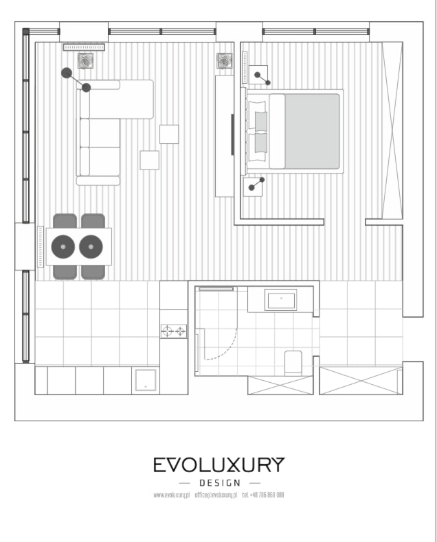 - zdjęcie od EVOLUXURY DESIGN ARKADIUSZ JASKOLSKI - Homebook