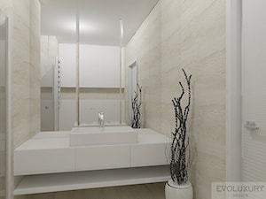 EVOLUXURY - APARTAMENT 2 SKY TOWER - Łazienka, styl minimalistyczny - zdjęcie od EVOLUXURY DESIGN ARKADIUSZ JASKOLSKI