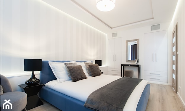 piękna sypialnia minimalistyczna