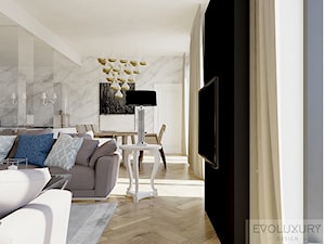 EVOLUXURY - OVO WROCŁAW PENTHOUSE - Salon, styl tradycyjny - zdjęcie od EVOLUXURY DESIGN ARKADIUSZ JASKOLSKI