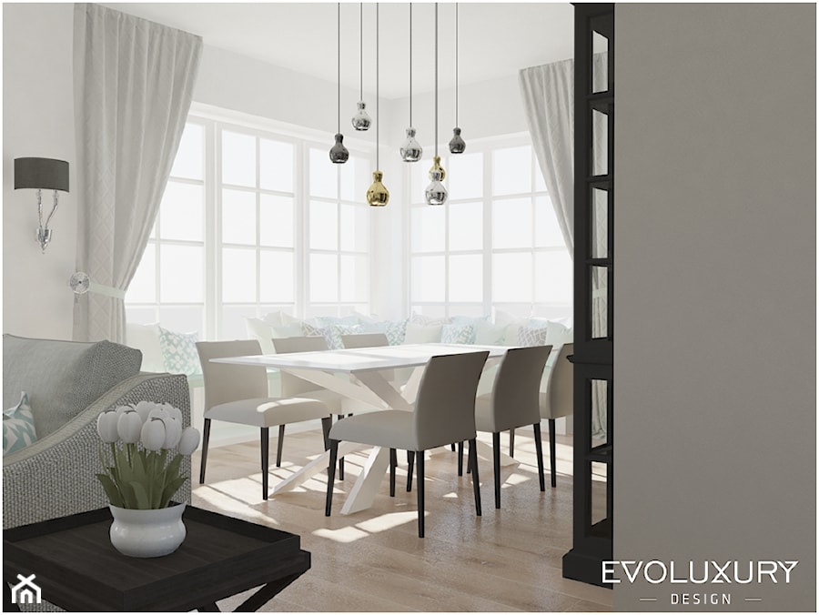 EVOLUXURY - BROADWAY - Jadalnia, styl glamour - zdjęcie od EVOLUXURY DESIGN ARKADIUSZ JASKOLSKI